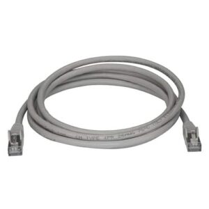 StarTech.com Cable de 2m de Red Ethernet RJ45 Cat6a Blindado STP – Cable sin Enganche Snagless – Gris