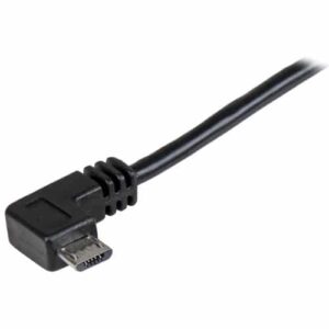 StarTech.com Cable de 0,5m Micro USB Acodado a la Derecha para Carga y Sincronización de Smartphones o Tablets StarTech.com Cable de 0,5m Micro USB Acodado a la Derecha para Carga y Sincronización de Smartphones o Tablets