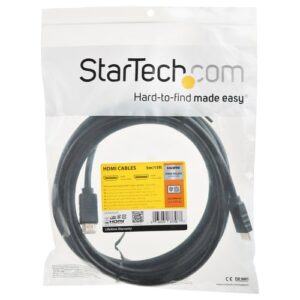 StarTech.com Cable de 5m HDMI 2.0 Certificado Premium con Ethernet - HDMI de Alta Velocidad Ultra HD de 4K a 60Hz HDR10 - para Monitores o TV UHD StarTech.com Cable de 5m HDMI 2.0 Certificado Premium con Ethernet – HDMI de Alta Velocidad Ultra HD de 4K a 60Hz HDR10 – para Monitores o TV UHD