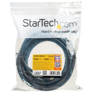 StarTech.com Cable de 7m HDMI 2.0 Certificado Premium con Ethernet - HDMI de Alta Velocidad Ultra HD de 4K a 60Hz HDR10 - para Monitores o TV UHD StarTech.com Cable de 7m HDMI 2.0 Certificado Premium con Ethernet – HDMI de Alta Velocidad Ultra HD de 4K a 60Hz HDR10 – para Monitores o TV UHD