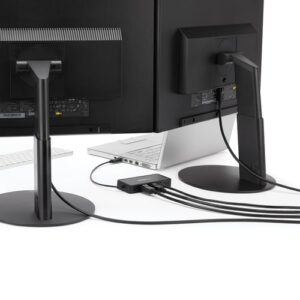 StarTech.com Mini Dock USB a DisplayPort Doble con LAN GbE – 4K Doble de 60Hz