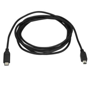 StarTech.com Cable de 2m USB-C a Mini USB-B – Cable Adaptador USB Tipo C a USB Mini B