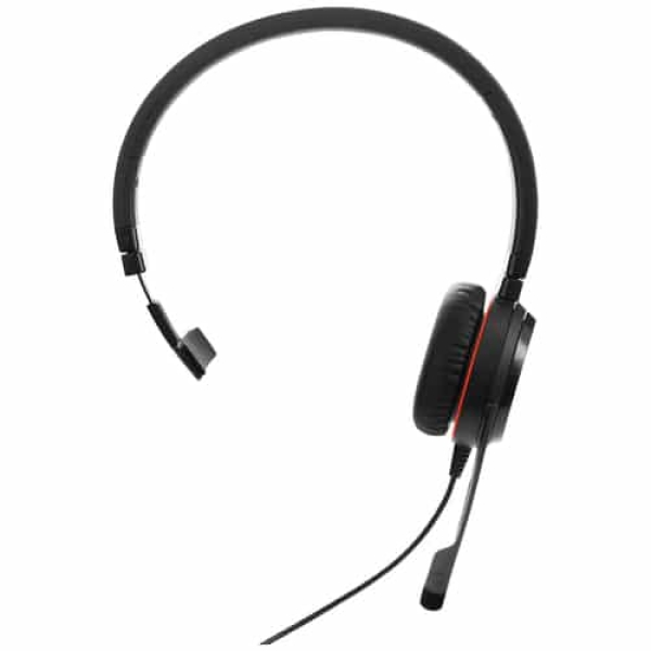 Jabra Evolve 20SE UC Mono Auriculares Alámbrico Diadema Oficina/Centro de llamadas USB tipo A Bluetooth Negro