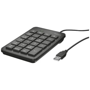 Trust 22221 teclado numérico Portátil/PC USB Negro