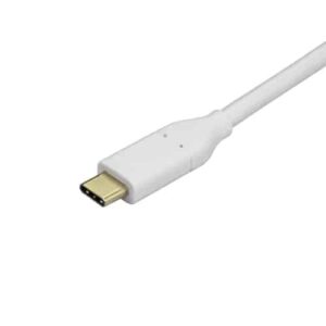 StarTech.com Adaptador USB C a Mini DisplayPort – 4K 60Hz – Blanco – Adaptador USB 3.1 Tipo C a Mini DP – Versión Mejorada es CDP2MDPEC