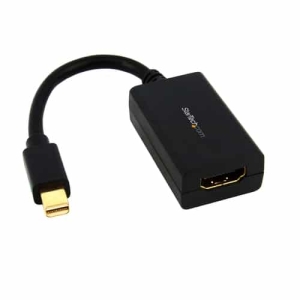 StarTech.com Adaptador Mini DisplayPort a HDMI – 1080p – Monitor/Pantalla/TV Mini DP a HDMI – Dongle Convertidor de Vídeo Pasivo mDP 1.2 a HDMI – La Versión Mejorada es MDP2HDEC