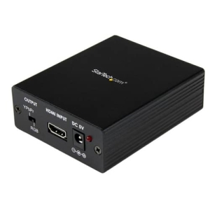 StarTech.com Adaptador Conversor Audio y Vídeo HDMI a VGA HD15 o Vídeo Componente YPrPb – Convertidor 1080p
