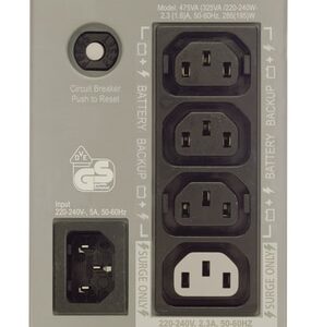 APC Back-UPS CS 325 w/o SW 0,325 kVA 210 W 325 kVA 210 W