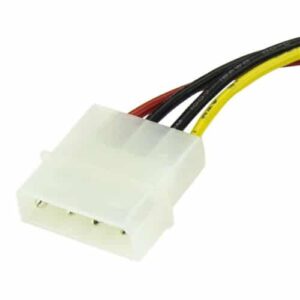 StarTech.com Cable Adaptador de 15cm de Alimentación MOLEX LP4 4 Pines a SATA 15 Pines