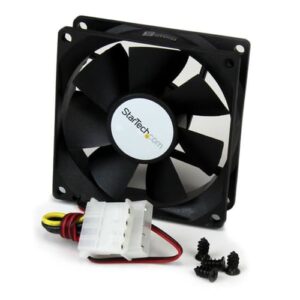 StarTech.com Ventilador Fan para Chasis Caja de Ordenador PC Torre – 80x25mm – Conector LP4