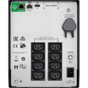 APC SMC1000IC sistema de alimentación ininterrumpida (UPS) Línea interactiva 1 kVA 600 W 8 salidas AC