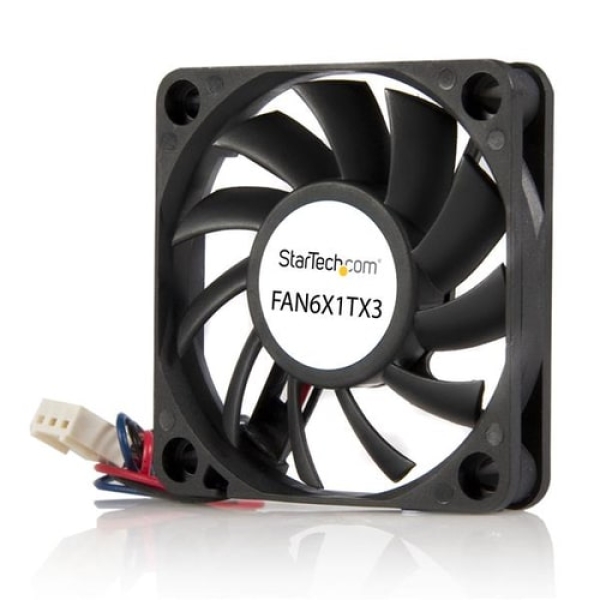 StarTech.com Ventilador Fan para Chasis Caja de Ordenador PC Torre – 60x10mm – Conector TX3