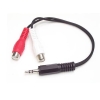 StarTech.com Cable Convertidor Adaptador Audio 15cm Mini Jack 3,5 mm a RCA Estéreo - Conversor StarTech.com Cable Convertidor Adaptador Audio 15cm Mini Jack 3,5 mm a RCA Estéreo – Conversor