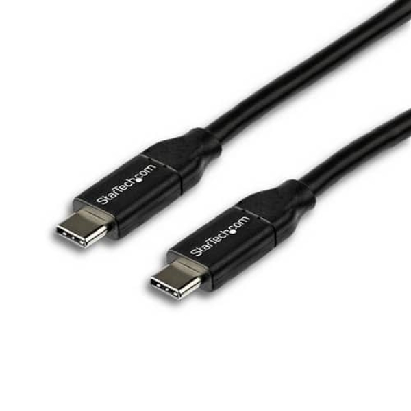 StarTech.com Cable de 2m USB-C a USB-C con capacidad para Entrega de Alimentación de 5A – USB TipoC – Cable de Carga USBC – USB 2.0