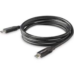 StarTech.com Cable de 1m USB-C a USB-C con capacidad para Entrega de Alimentación de 5A - USB TipoC - Cable de Carga USBC - USB 2.0 StarTech.com Cable de 1m USB-C a USB-C con capacidad para Entrega de Alimentación de 5A – USB TipoC – Cable de Carga USBC – USB 2.0