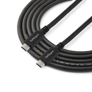 StarTech.com Cable de 1,8m USB-C a USB-C con capacidad para Entrega de Alimentación de 5A - USB TipoC - Cable de Carga USBC - USB 3.0 StarTech.com Cable de 1,8m USB-C a USB-C con capacidad para Entrega de Alimentación de 5A – USB TipoC – Cable de Carga USBC – USB 3.0