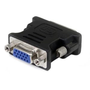 StarTech.com Adaptador Conversor DVI-I a VGA – DVI-I Macho – HD15 Hembra – Negro