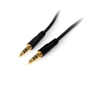StarTech.com Cable de 3m Delgado de Audio Estéreo de 3,5mm – Macho a Macho