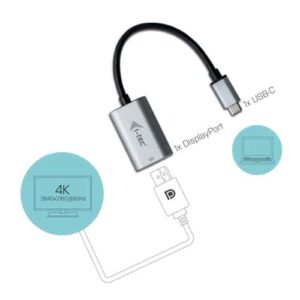 i-tec Metal USB-C Display Port Adapter 4K/60Hz i-tec Metal USB-C Display Port Adapter 4K/60Hz