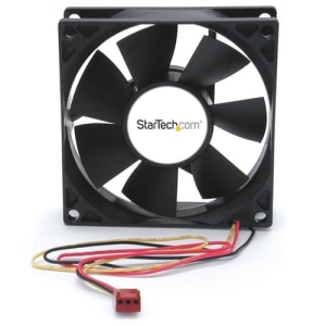 StarTech.com Ventilador Fan para Chasis Caja de Ordenador PC Torre – 80x25mm – Conector TX3