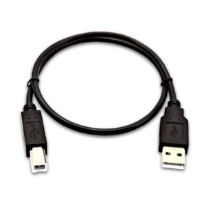 V7 USB-A (macho) a USB-B (macho) de 0,5 m – Color negro