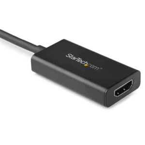StarTech.com Adaptador DisplayPort a HDMI con HDR – 4K 60Hz – Negro