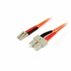 StarTech.com Cable Patch de Fibra Duplex Multimodo 50/125 2m LC – SC