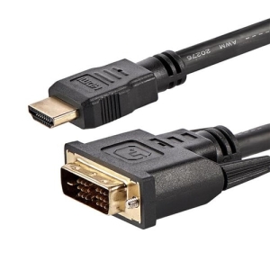 StarTech.com Cable Adaptador Conversor HDMI a DVI-D de 1,8m – Macho a Macho – Convertidor de Vídeo – Negro