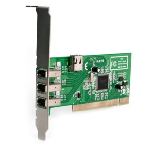 StarTech.com Adaptador Tarjeta Controladora FireWire 400 PCI 4 Puertos FW 6 Pin Chipset TI – IEEE 1394a