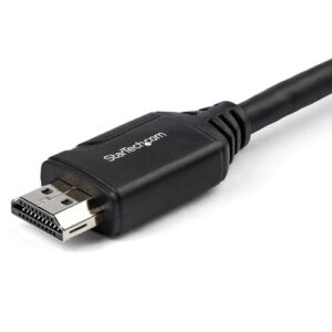 StarTech.com Cable de 15cm de Extensión Alargador HDMI 2.0 de Alta Velocidad con Ethernet – Extensor de Puertos – Cable para Conservar Puertos de Conexión – Cable Corto HDMI – 4K de 60Hz