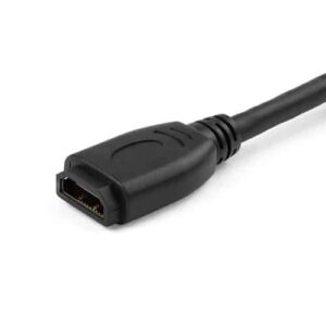 StarTech.com Cable de 15cm de Extensión Alargador HDMI 2.0 de Alta Velocidad con Ethernet – Extensor de Puertos – Cable para Conservar Puertos de Conexión – Cable Corto HDMI – 4K de 60Hz
