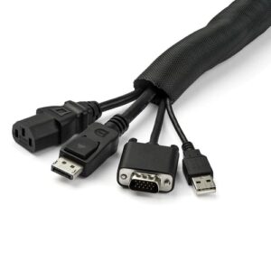 StarTech.com Funda de 4,6 m para Gestión de Cables StarTech.com Funda de 4,6 m para Gestión de Cables