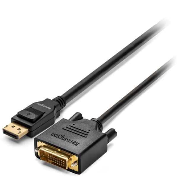 Kensington Cable unidireccional pasivo DisplayPort 1.1 (M) a DVI-D (M), 1,8 m