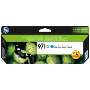 HP Cartucho de tinta original 971XL de alta capacidad cian