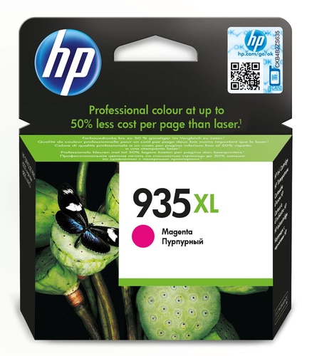 HP Cartucho de tinta original 935XL de alta capacidad magenta HP Cartucho de tinta original 935XL de alta capacidad magenta