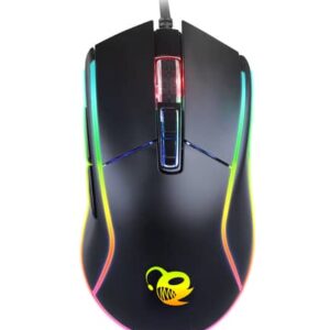 Deep Gaming DeepDarth ratón USB tipo A Óptico 6400 DPI