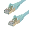 StarTech.com Cable de 1,5m de Red Ethernet Cat6a Aqua sin Enganches con Alambre de Cobre StarTech.com Cable de 1,5m de Red Ethernet Cat6a Aqua sin Enganches con Alambre de Cobre