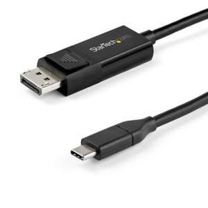 StarTech.com Cable de 1m USB-C a DisplayPort 1.4 – Convertidor Bidireccional Adaptador de Vídeo USB Tipo C – HBR3/HDR/DSC – Cable Conversor para Monitor DP 8K 60Hz – Thunderbolt 3