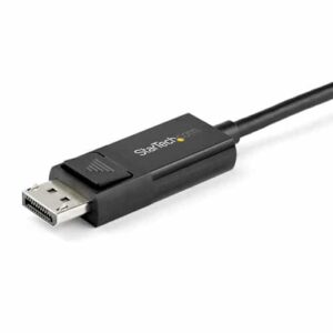 StarTech.com Cable de 1m USB-C a DisplayPort 1.4 – Convertidor Bidireccional Adaptador de Vídeo USB Tipo C – HBR3/HDR/DSC – Cable Conversor para Monitor DP 8K 60Hz – Thunderbolt 3