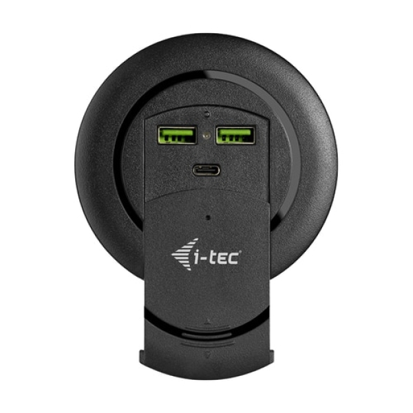 i-tec Built-in Desktop Fast Charger, USB-C PD 3.0 + 3x USB 3.0 QC3.0, 96 W