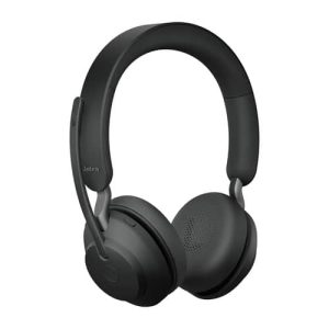 Jabra Evolve2 65, UC Stereo Auriculares Inalámbrico Diadema Oficina/Centro de llamadas USB Tipo C Bluetooth Negro