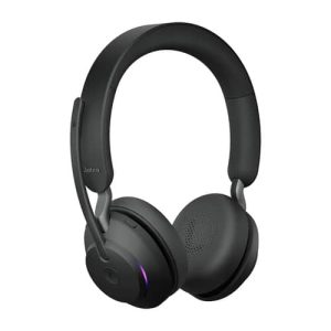 Jabra Evolve2 65, MS Stereo Auriculares Inalámbrico Diadema Oficina/Centro de llamadas USB tipo A Bluetooth Negro MS Stereo Auriculares Inalámbrico Diadema Oficina/Centro de llamadas USB tipo A Bluetooth Negro