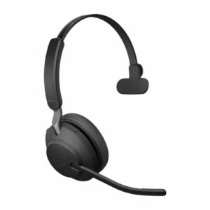 Jabra Evolve2 65, UC Mono Auriculares Inalámbrico Diadema Oficina/Centro de llamadas USB tipo A Bluetooth Negro Jabra Evolve2 65, UC Mono Auriculares Inalámbrico Diadema Oficina/Centro de llamadas USB tipo A Bluetooth Negro