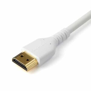 StarTech.com Cable de 2m HDMI 2.0 Certificado Premium de alta velocidad con Ethernet - Durable - UHD 4K 60Hz - con Fibra de Aramida - HDMI 2.0 - TPE - para Monitores y TV - Blanco StarTech.com Cable de 2m HDMI 2.0 Certificado Premium de alta velocidad con Ethernet – Durable – UHD 4K 60Hz – con Fibra de Aramida – HDMI 2.0 – TPE – para Monitores y TV – Blanco