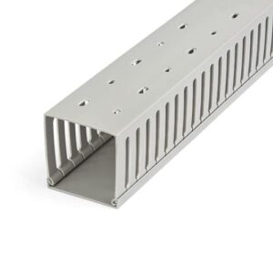 StarTech.com Canaleta para Cableado con Ranura Abierta y Tapa, 75 mm An x 75 mm Al - 2 m Lar - Ranuras de 8 mm, Cubierta de PVC o Conducto de Pared para Cables de Red - Para un Máximo de 200 Cables - UL StarTech.com Canaleta para Cableado con Ranura Abierta y Tapa, 75 mm An x 75 mm Al – 2 m Lar – Ranuras de 8 mm, Cubierta de PVC o Conducto de Pared para Cables de Red – Para un Máximo de 200 Cables – UL