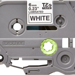 Brother TZe211 cinta para impresora de etiquetas Negro sobre blanco TZe