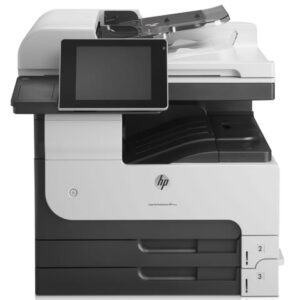 HP LaserJet Enterprise MFP M725dn, Impres, copia, escáner, Alimentador automático de 100 hojas; Impresión desde USB frontal; Escanear a un correo electrónico/PDF; Impresión a dos caras