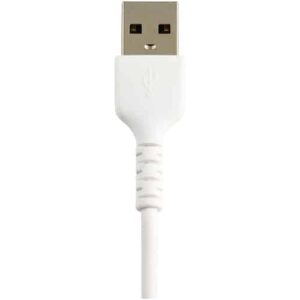 StarTech.com Cable Resistente USB-A a Lightning de 30 cm Blanco - Cable de Sincronización y Carga USB Tipo A a Lightning con Fibra de Aramida Resistente - Certificado MFi de Apple - para iPad/iPhone 12 StarTech.com Cable Resistente USB-A a Lightning de 30 cm Blanco – Cable de Sincronización y Carga USB Tipo A a Lightning con Fibra de Aramida Resistente – Certificado MFi de Apple – para iPad/iPhone 12
