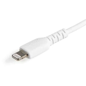 StarTech.com Cable Resistente USB-A a Lightning de 30 cm Blanco - Cable de Sincronización y Carga USB Tipo A a Lightning con Fibra de Aramida Resistente - Certificado MFi de Apple - para iPad/iPhone 12 StarTech.com Cable Resistente USB-A a Lightning de 30 cm Blanco – Cable de Sincronización y Carga USB Tipo A a Lightning con Fibra de Aramida Resistente – Certificado MFi de Apple – para iPad/iPhone 12