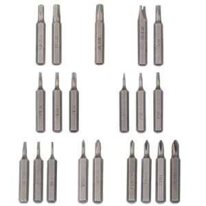 StarTech.com Destornillador Eléctrico con Juego de 20 Puntas de Precisión – Mini Destornillador Portátil a Pilas para Reparación de Ordenadores, Tablets y Móviles – Inalámbrico